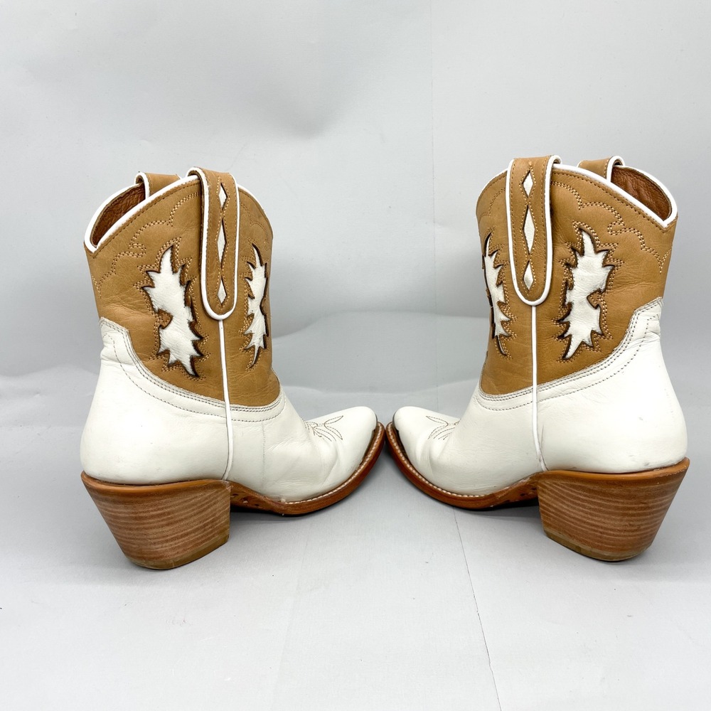 Idyllwind Miranda Lambert Womens 7.5 Thunderbird White Tan Western Cowgirl Boots - Picture 12 of 15